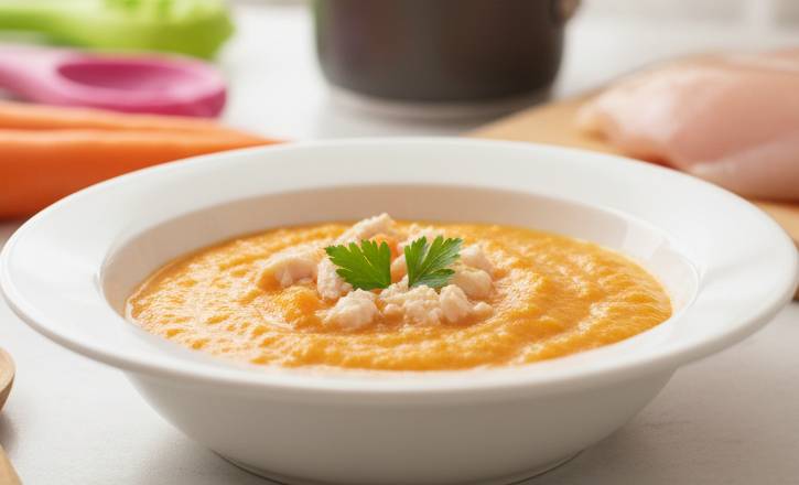 How-to-cook-chicken-carrot-for-baby-6-month