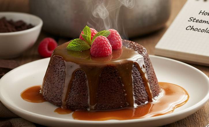 How-to-make-steamed-caramel-pudding-chocolate