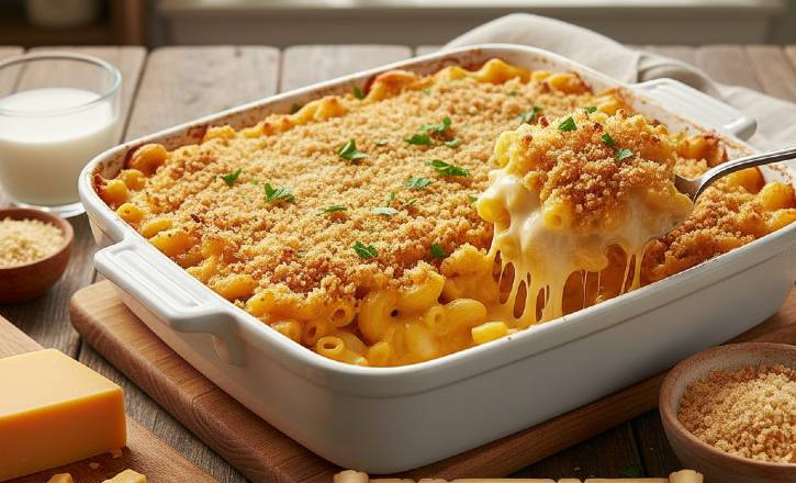 Macaroni-and-cheese-casserole-recipe-with-bread-crumbs