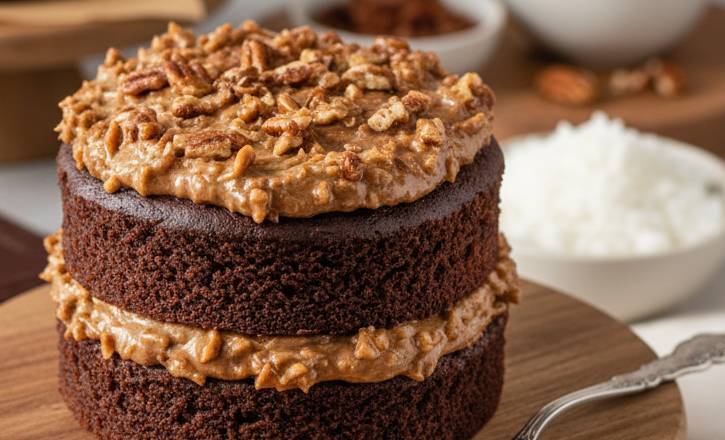 Small-German-chocolate-cake-ecipe
